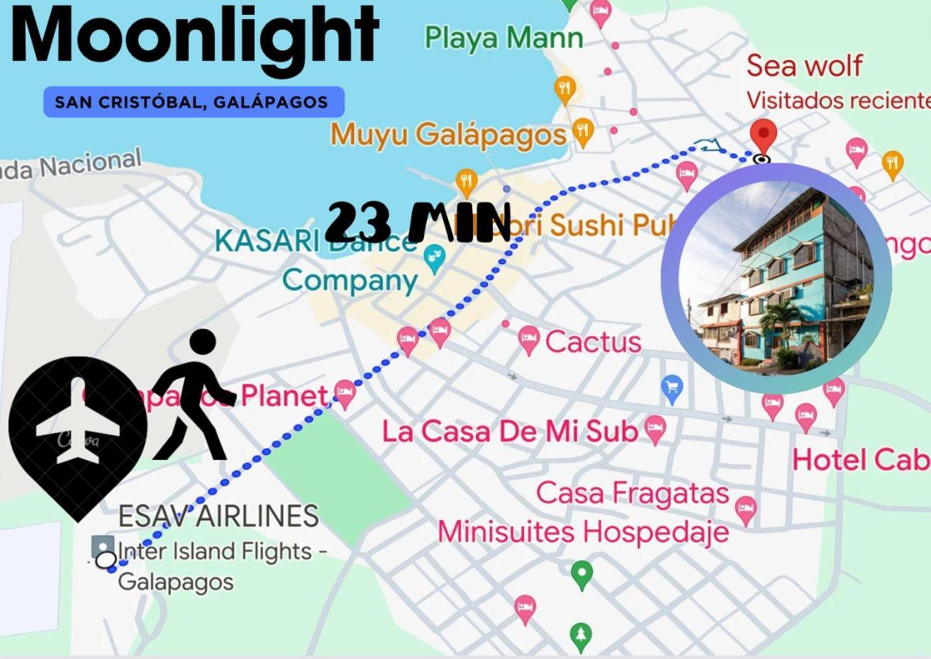 Апартаменти Moonlight, Galapagos Сан-Крістобаль Екстер'єр фото